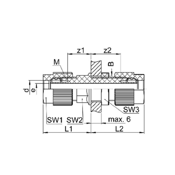 S0 21521 RACOR PASATABIQUES RECTO