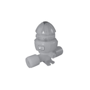 Válvula Furon de Diafragma con Conexión HH (NPT) Material PFA QV2-MT