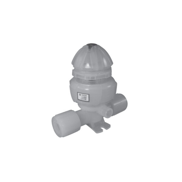 Válvula Furon de Diafragma con Conexión HH (NPT) Material PFA QV2-MT